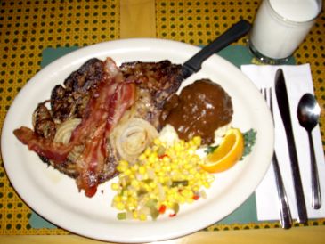 Liver and onions (with bacon), Hotel Nevada